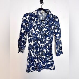 Finley Isis Tunic blue floral small